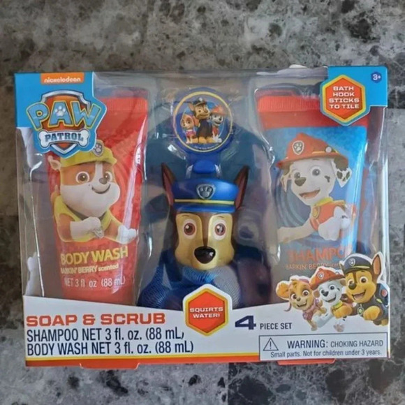 Paw Patrol Soap and Scrub Bath Set with Stuffed AnimalRed Bath Paint - Picture 2 of 7